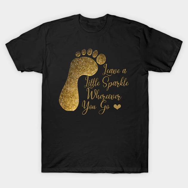 Leave A Little Sparkle T-Shirt by CBV